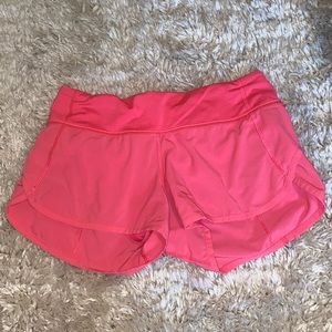 Hot pink Lulu lemon shorts